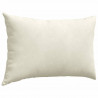 Poduszki na sofę 2 pcs Kremowy 60 x 40 cm Tkanina sztruksowa