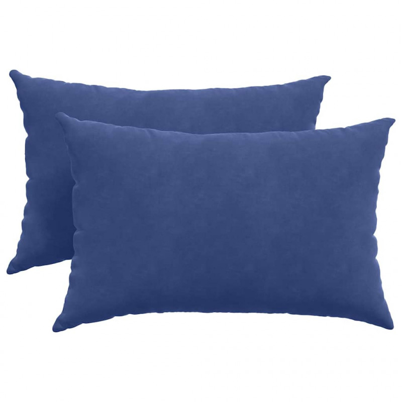 Poduszki na sofę 2 pcs Niebieski policyjny 60 x 40 cm