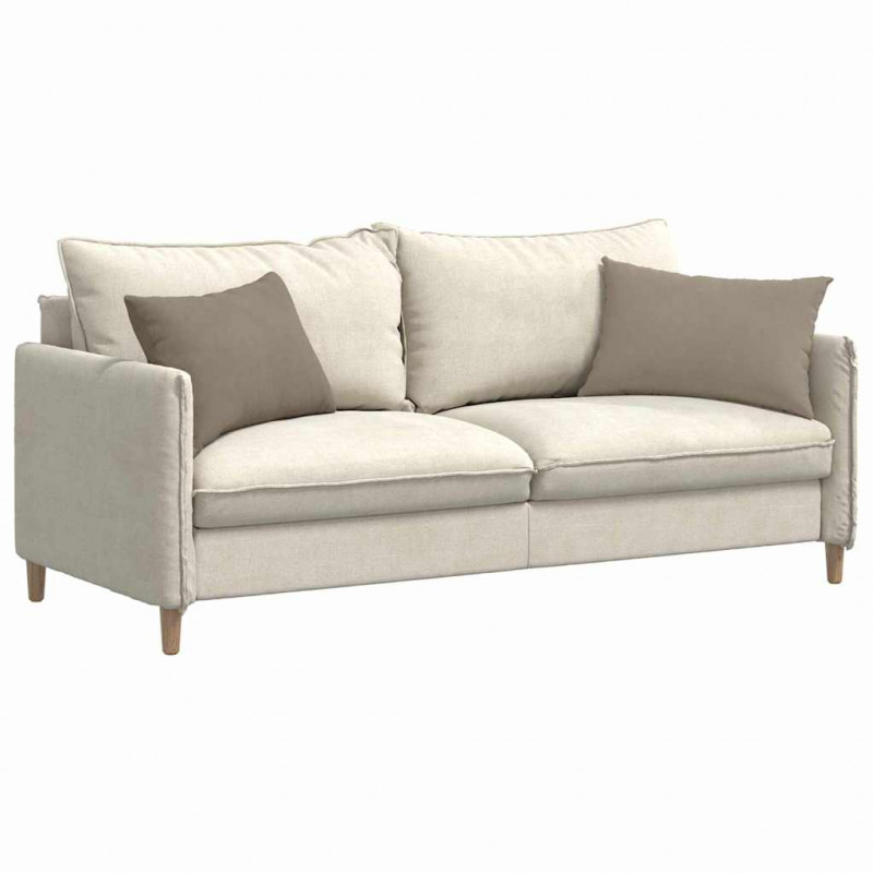 Poduszki na sofę 2 pcs Ciemnoszary 60 x 40 cm tkanina