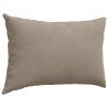 Poduszki na sofę 2 pcs Ciemnoszary 60 x 40 cm tkanina