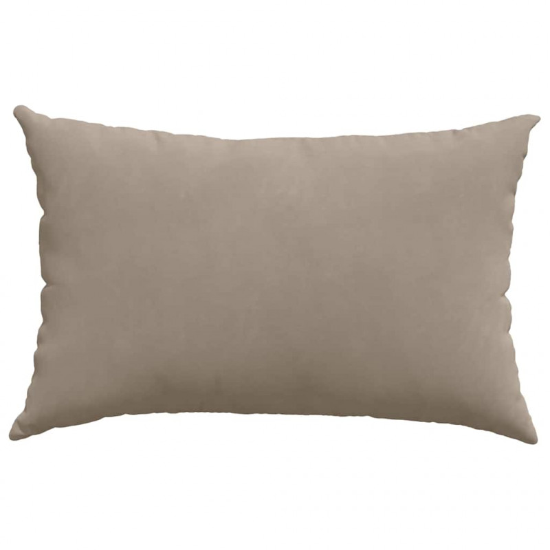 Poduszki na sofę 2 pcs Ciemnoszary 60 x 40 cm tkanina