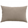 Poduszki na sofę 2 pcs Ciemnoszary 60 x 40 cm tkanina