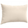 Poduszki na sofę 2 pcs Beżowy 60 x 40 cm tkanina