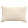 Poduszki na sofę 2 pcs Beżowy 60 x 40 cm tkanina
