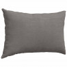 Poduszki na sofę 2 pcs Jasnoszary 60 x 40 cm Tkanina sztruksowa
