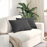 Poduszki na sofę 2 pcs Ciemnoszary 60 x 40 cm