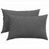 Poduszki na sofę 2 pcs Ciemnoszary 60 x 40 cm