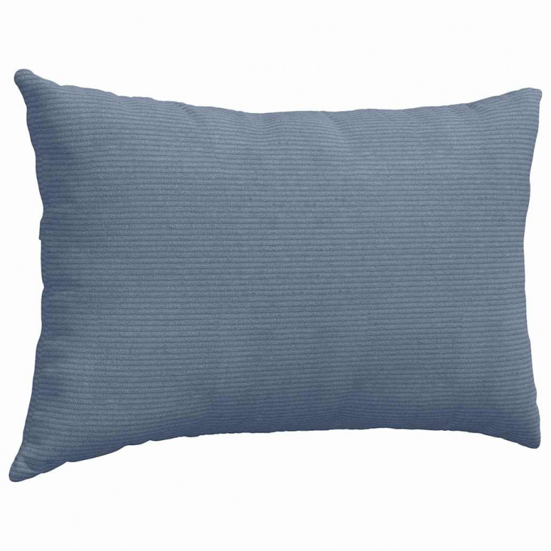 Poduszki na sofę 2 pcs Niebieski 60 x 40 cm Tkanina sztruksowa