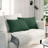Poduszki na sofę 2 pcs Ciemna zieleń 60 x 40 cm