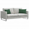 Poduszki na sofę 2 pcs Ciemna zieleń 60 x 40 cm