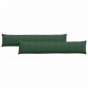 Poduszki na sofę 2 pcs Ciemna zieleń 200 x 40 cm