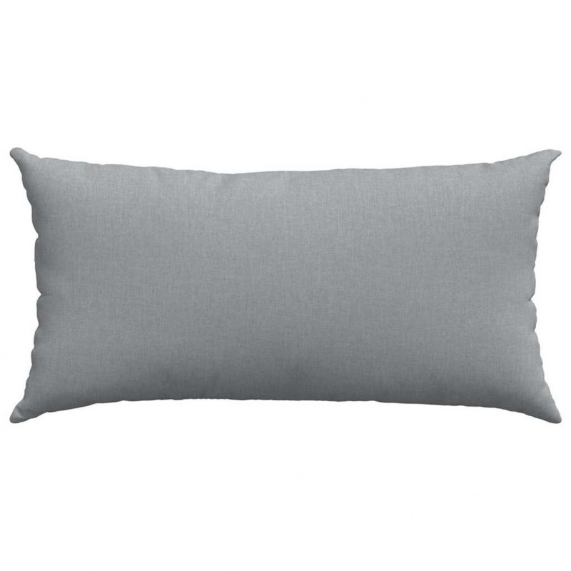 Poduszki na sofę 2 pcs Jasnoszary 80 x 40 cm tkanina