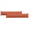Poduszki na sofę 2 pcs Czerwono-pomarańczowy 200 x 40 cm