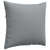 Poduszki na sofę 2 pcs Jasnoszary 45 x 45 cm tkanina