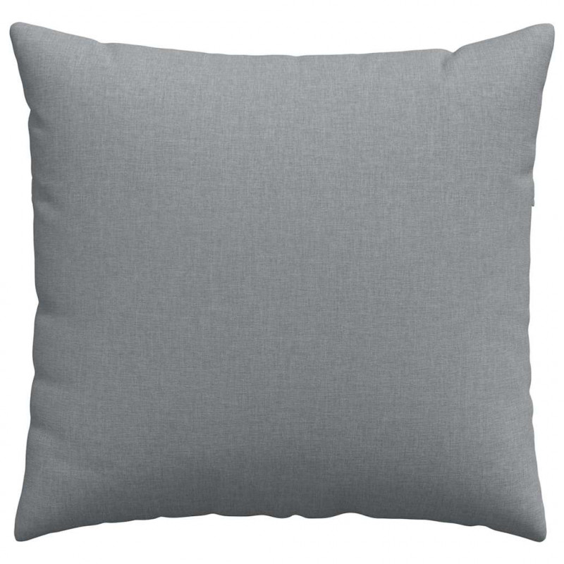 Poduszki na sofę 2 pcs Jasnoszary 45 x 45 cm tkanina