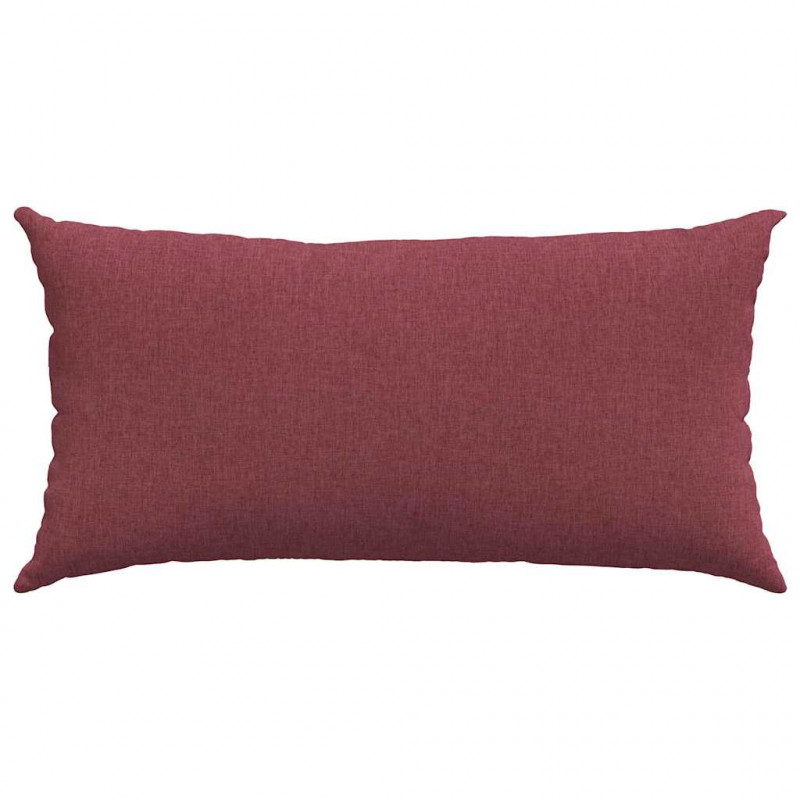 Poduszki na sofę 2 pcs Czerwone wino 80 x 40 cm tkanina