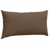 Poduszki na sofę 2 pcs Brązowy 80 x 40 cm tkanina