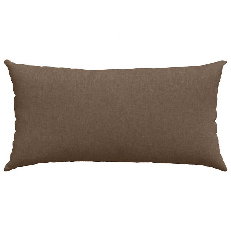 Poduszki na sofę 2 pcs Brązowy 80 x 40 cm tkanina
