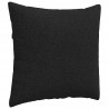 Poduszki na sofę 2 pcs Czarny 45 x 45 cm tkanina