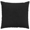 Poduszki na sofę 2 pcs Czarny 45 x 45 cm tkanina