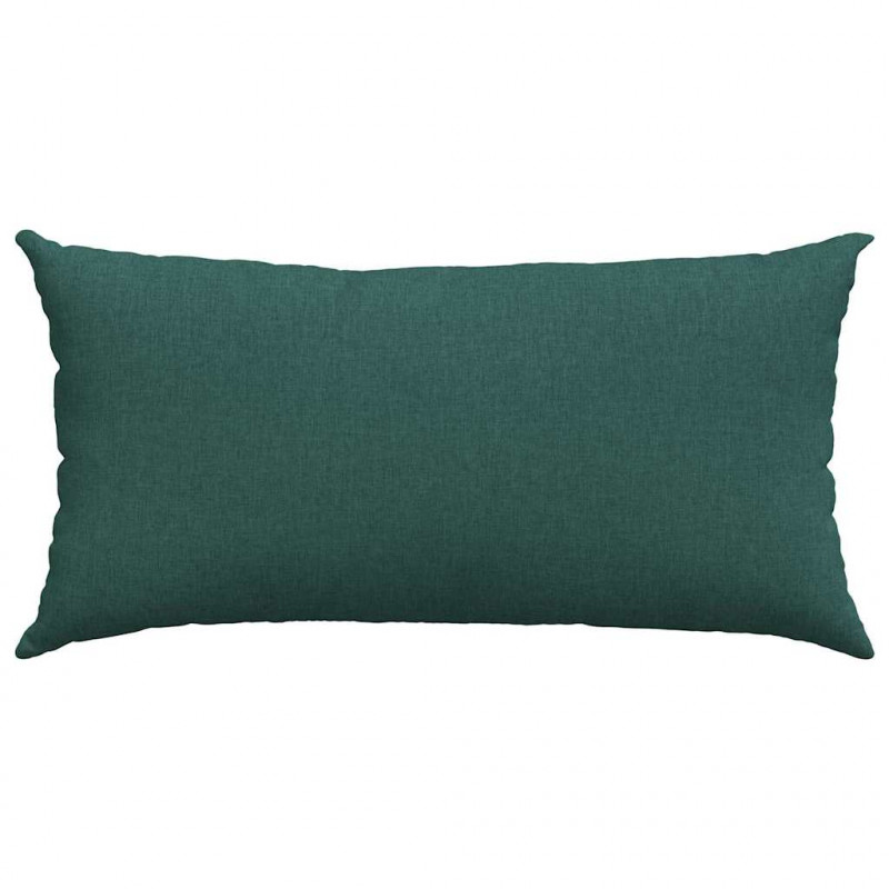 Poduszki na sofę 2 pcs Ciemna zieleń 80 x 40 cm tkanina