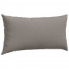 Poduszki na sofę 2 pcs Ciemnoszary 80 x 40 cm tkanina