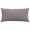 Poduszki na sofę 2 pcs Ciemnoszary 80 x 40 cm tkanina