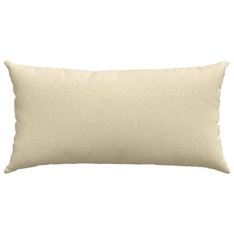 Poduszki na sofę 2 pcs Kremowy 80 x 40 cm tkanina
