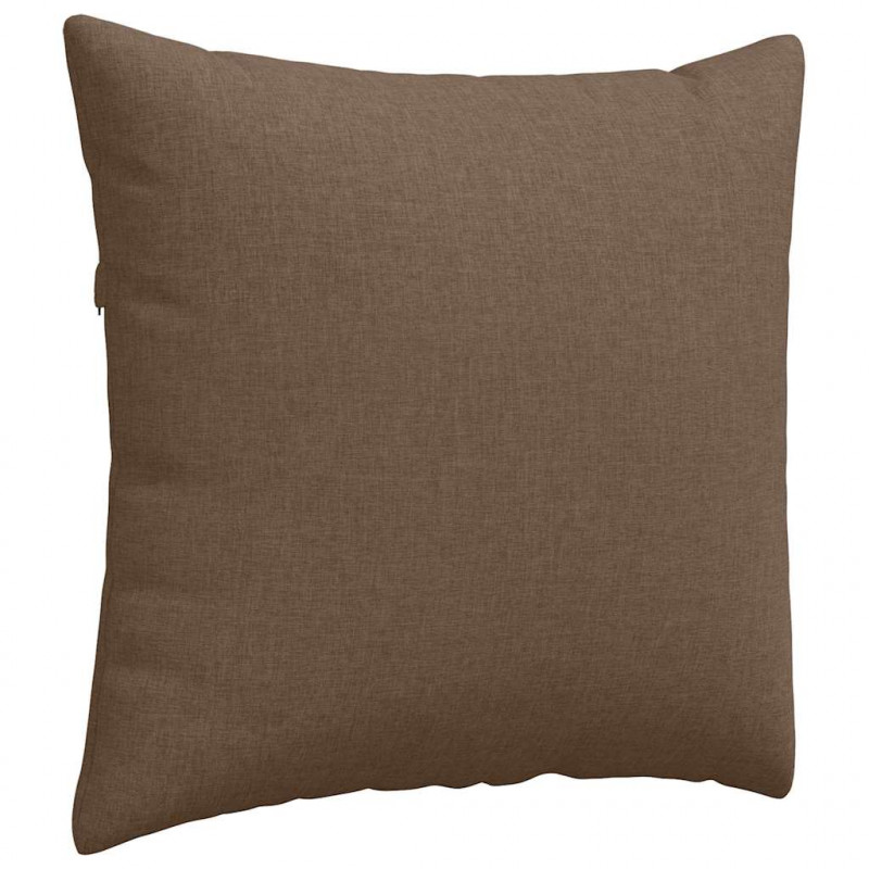 Poduszki na sofę 2 pcs Brązowy 45 x 45 cm tkanina