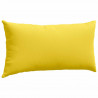 Poduszki na sofę 2 pcs Jasnożółty 80 x 40 cm tkanina
