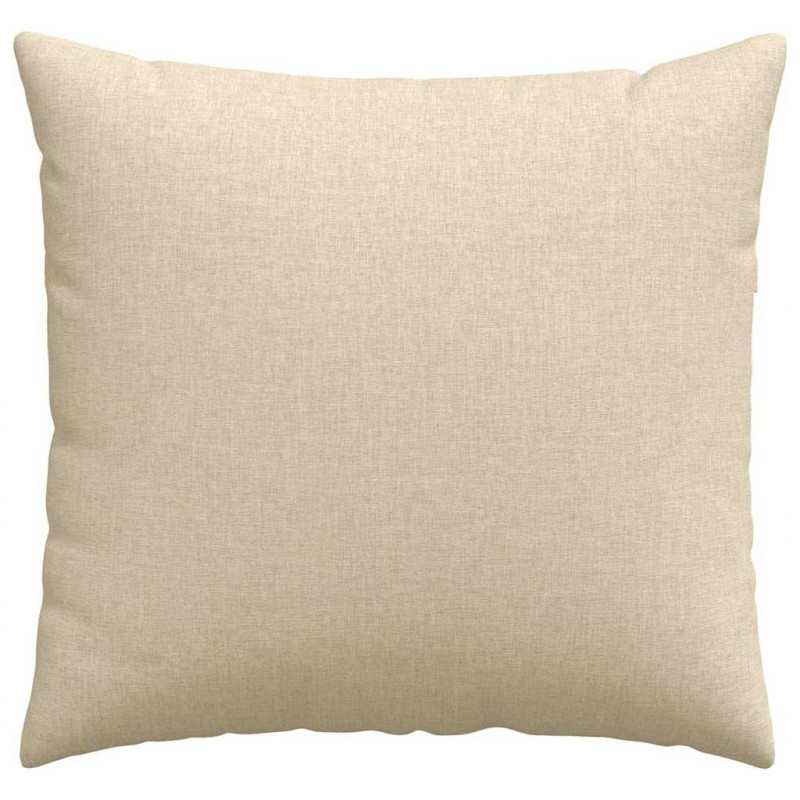 Poduszki na sofę 2 pcs Kremowy 45 x 45 cm tkanina