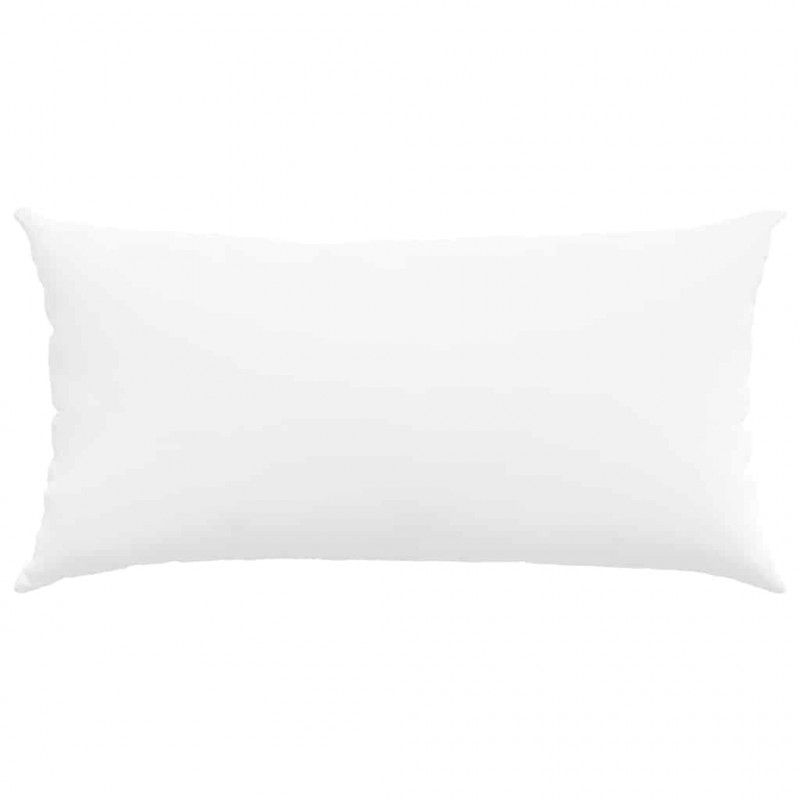 Poduszki na sofę 2 pcs Biały 80 x 40 cm tkanina