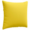 Poduszki na sofę 2 pcs Jasnożółty 45 x 45 cm tkanina