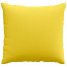 Poduszki na sofę 2 pcs Jasnożółty 45 x 45 cm tkanina