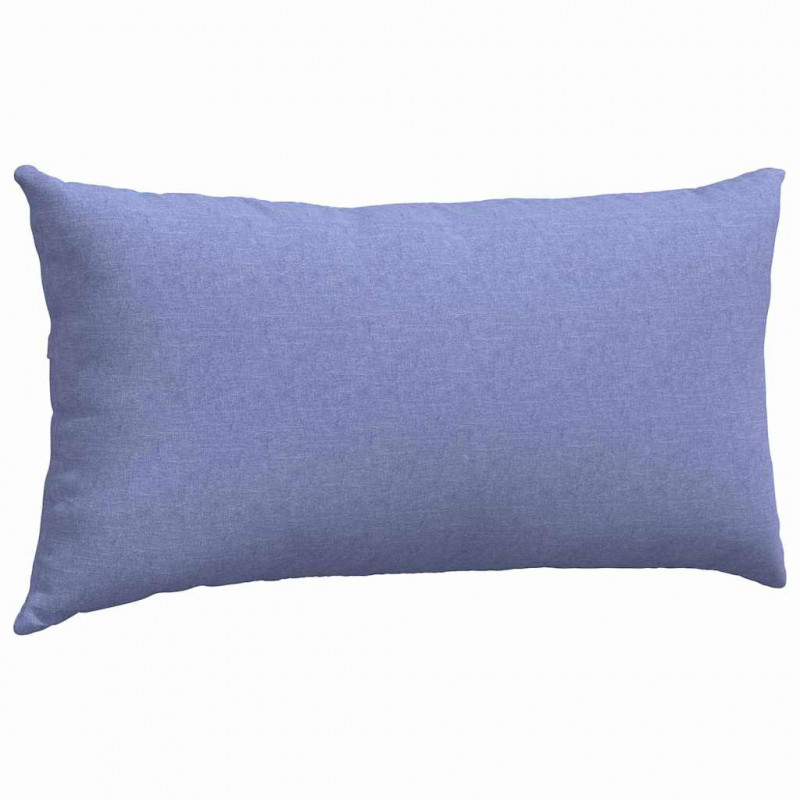 Poduszki na sofę 2 pcs Niebieski dżins 80 x 40 cm tkanina