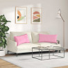 Poduszki na sofę 2 pcs Różowy 80 x 40 cm tkanina