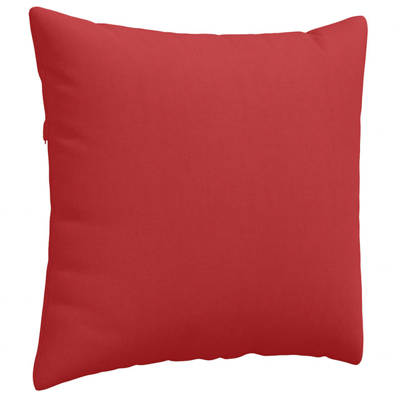 Poduszki na sofę 2 pcs Czerwony 45 x 45 cm tkanina