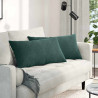 Poduszki na sofę 2 pcs Ciemna zieleń 80 x 40 cm
