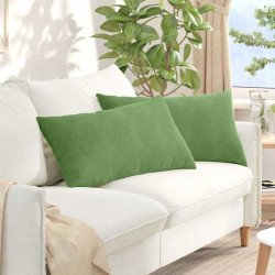 Poduszki na sofę 2 pcs Jasnozielony 80 x 40 cm