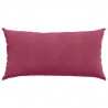 Poduszki na sofę 2 pcs Czerwone wino 80 x 40 cm