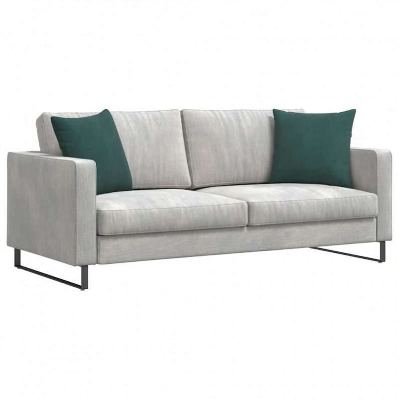 Poduszki na sofę 2 pcs Ciemna zieleń 45 x 45 cm