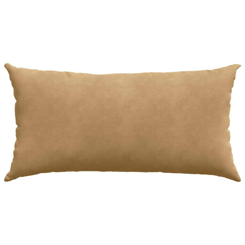 Poduszki na sofę 2 pcs Brązowy 80 x 40 cm Tkanina sztruksowa