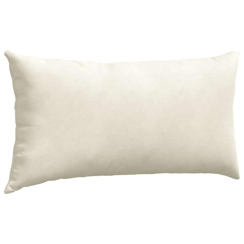 Poduszki na sofę 2 pcs Kremowy 80 x 40 cm Tkanina sztruksowa