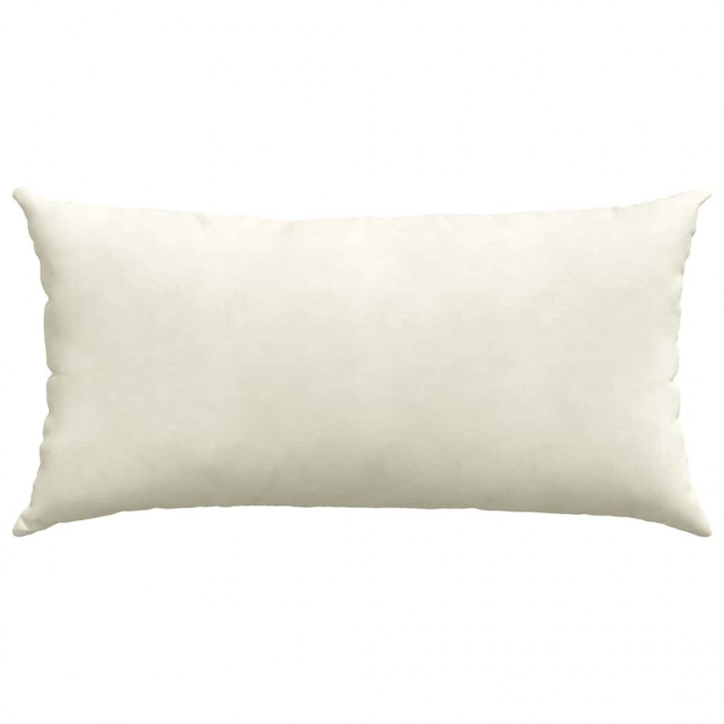 Poduszki na sofę 2 pcs Kremowy 80 x 40 cm Tkanina sztruksowa