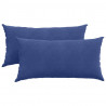 Poduszki na sofę 2 pcs Niebieski policyjny 80 x 40 cm