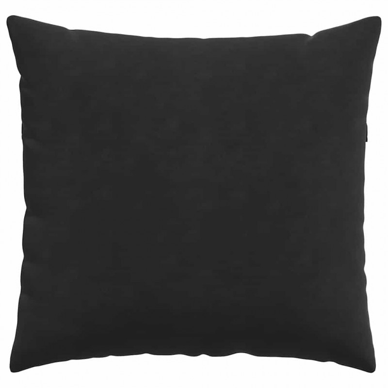 Poduszki na sofę 2 pcs Czarny 45 x 45 cm Tkanina sztruksowa