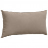 Poduszki na sofę 2 pcs Ciemnoszary 80 x 40 cm tkanina