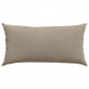 Poduszki na sofę 2 pcs Ciemnoszary 80 x 40 cm tkanina