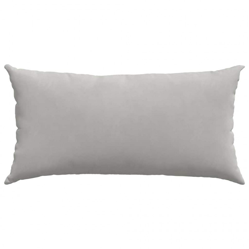Poduszki na sofę 2 pcs Jasnoszary 80 x 40 cm tkanina