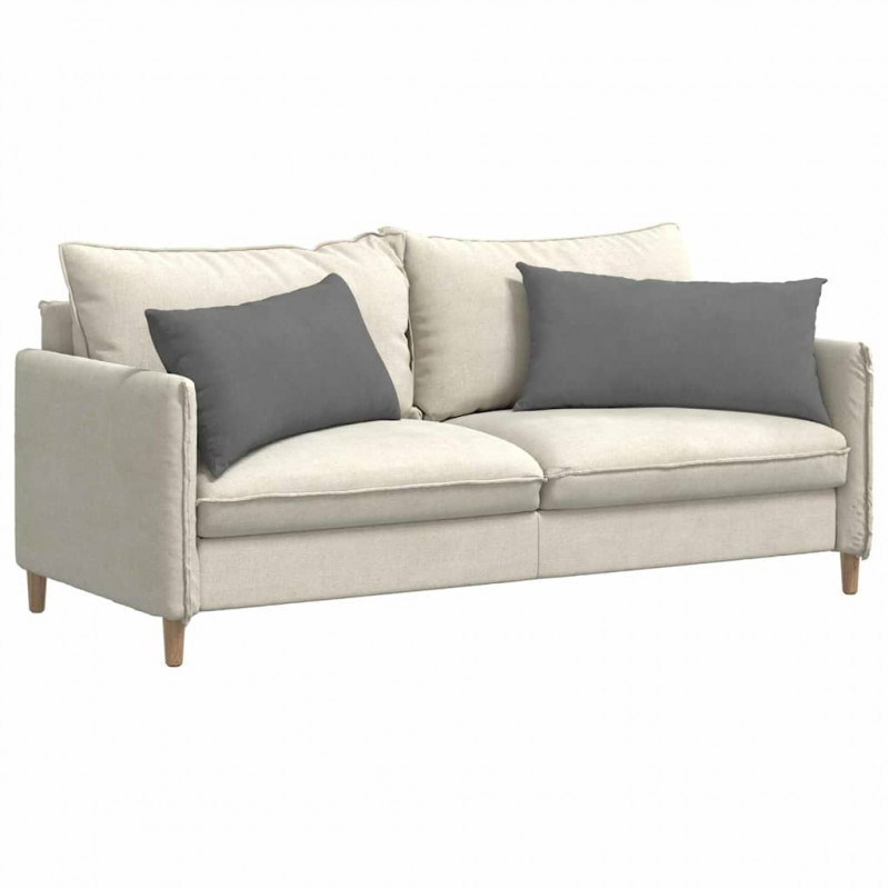 Poduszki na sofę 2 pcs Ciemnoszary 80 x 40 cm tkanina